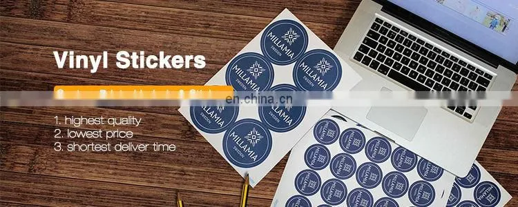 Custom 3d pvc label printing sticker
