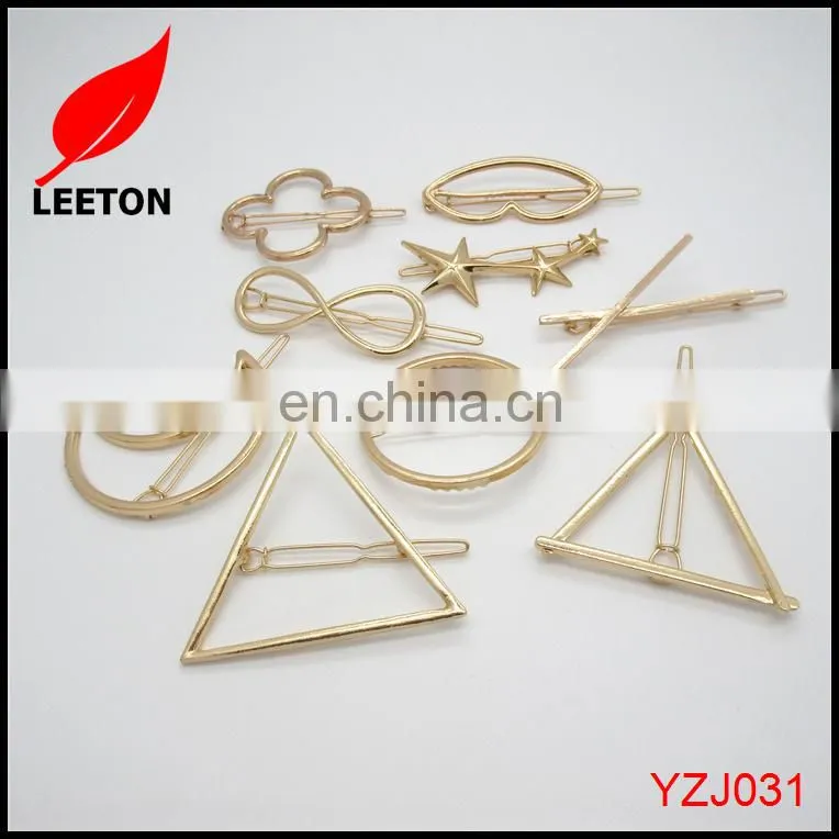 Factory supply fashion metal lady hair clips