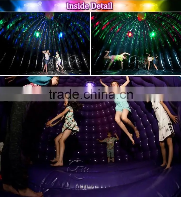 inflatale disco dome high quality inflatable disco dome bouncy castle jumping castle