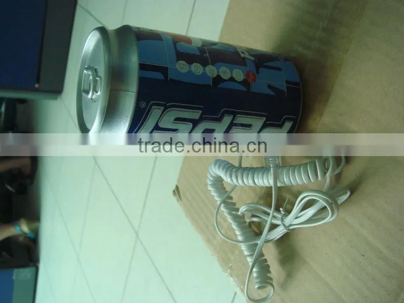 funny can shaped cartoon home telephone for gifts