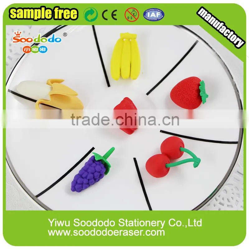 3D magic pineapple rubber puzzle eraser set