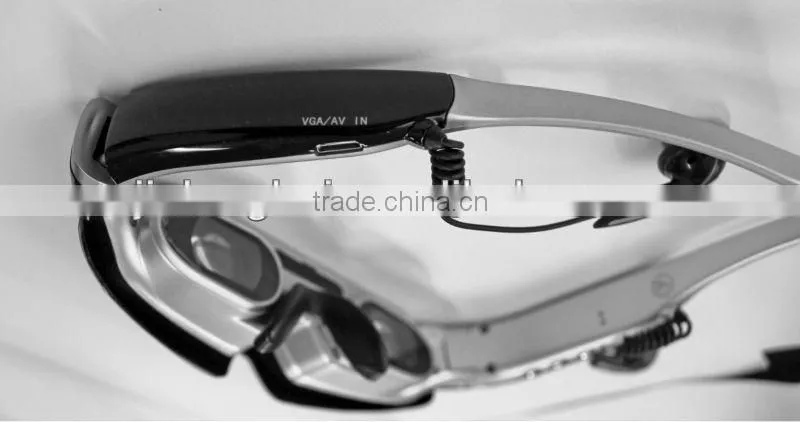 98inch virtual screen 3d video glasses monitor with vga for pc