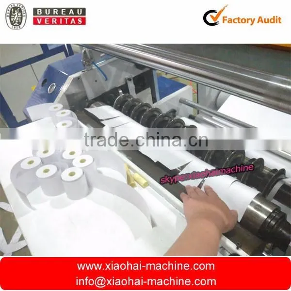 ATM POS thermal paper roll slitting machine