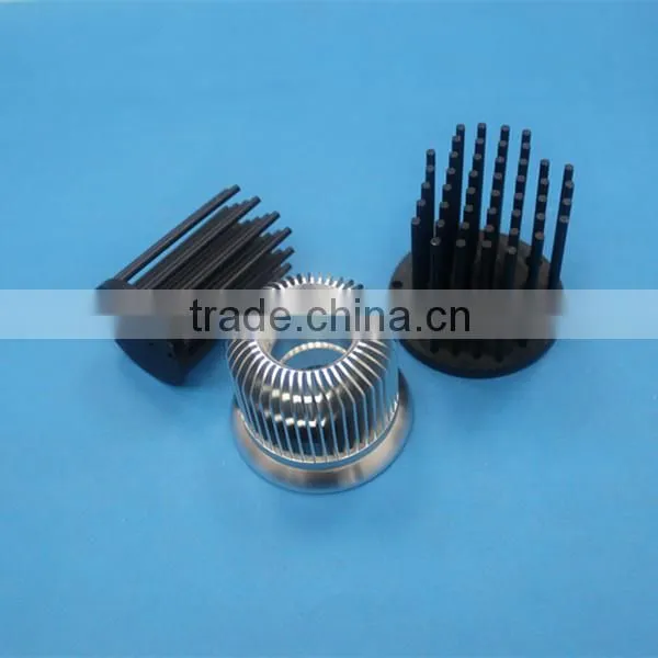 Customized cnc high precision black anodizing aluminum heatsink