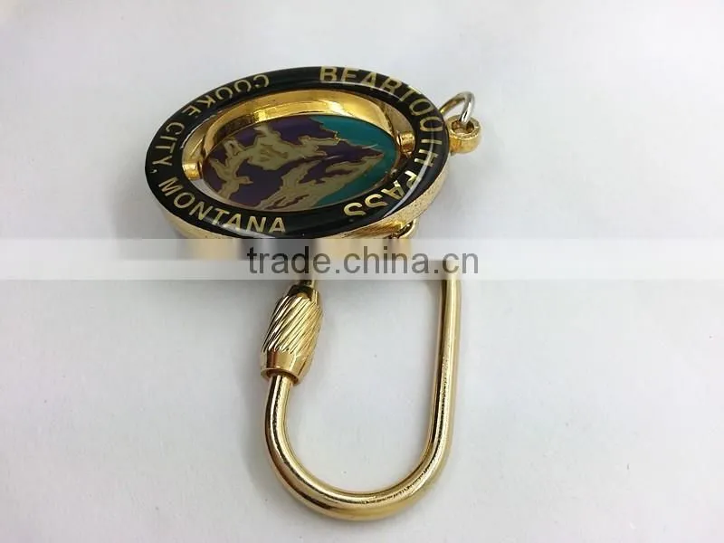 spin key chain double sided key chains custom key chain