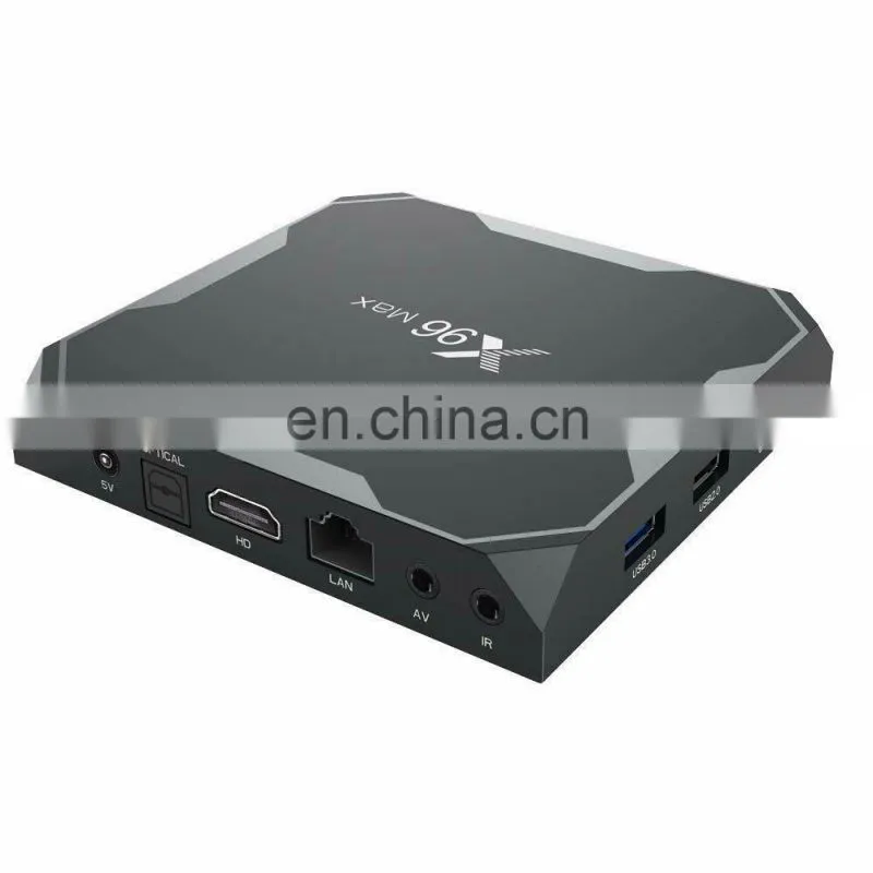X96 Max+ Amlogic S905X3 X3 4G32G Quad Core Box TV Android 10 Smart 4K TV Box Set Top Box