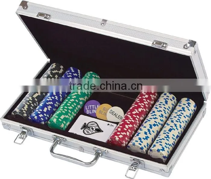 Silver Aluminum 1000 Chip Aluminum Poker Chip Case,Game Card Storage Carrying case
