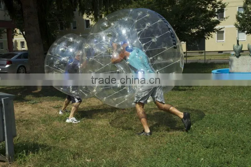 Fashionable sports entertainment football inflatable zorb ball