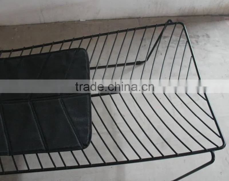 Outdoor furniture metal frame Alper leaf chaise lounge