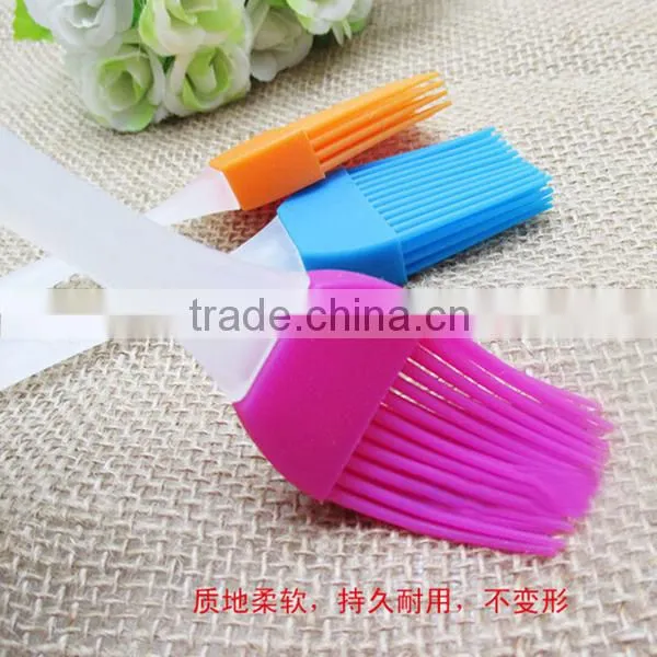 Best good colorful Non-stick portable bbq silicone oil brush,silicon paint grill brush