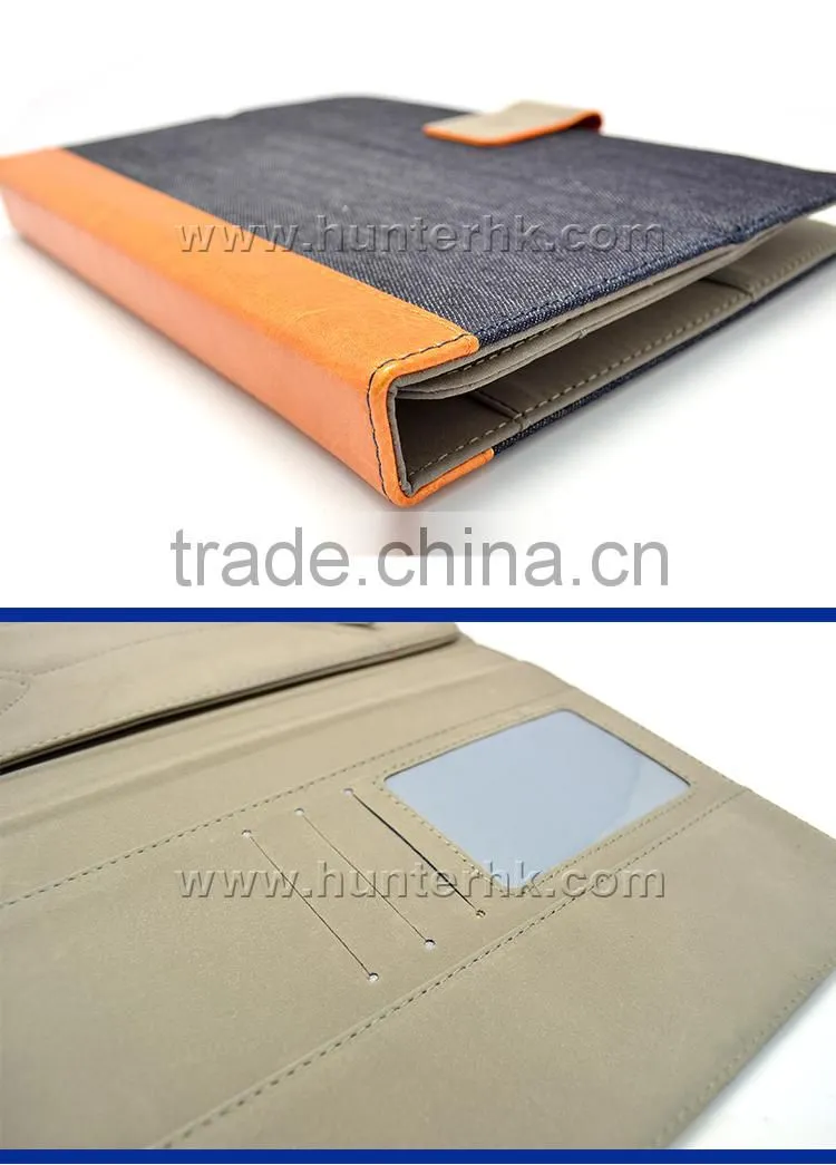 7" Universal Demin with Plain Crystal Tablet Cover