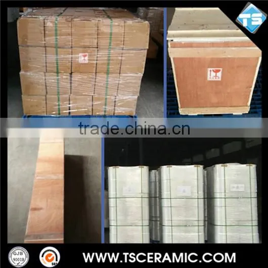 wear resistant alumina ceramic porcelain tube for industrial pipeline