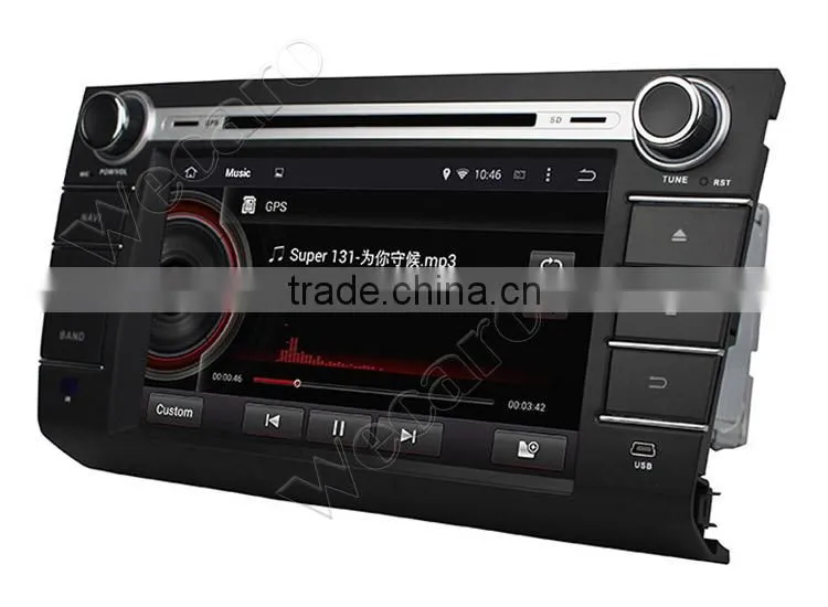 Wecaro WC-SS7668 7" Android 4.4.4 WIFI 3G touch screen car multimedia system for suzuki swift car dvd player gps 2004 - 2010