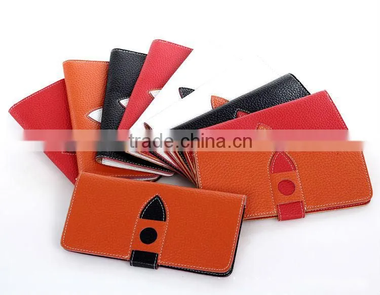 2 tones long women wallet,women purse,ladies purse
