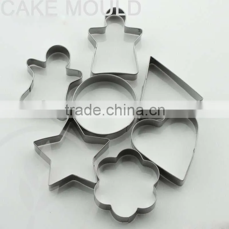YangJiang factory manufature Food grade Stainless Steel different shape cake cutter mold