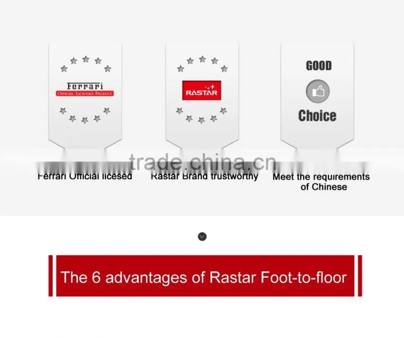 Rastar toy shopping Ferrari licensed ride on car baby walker toy car