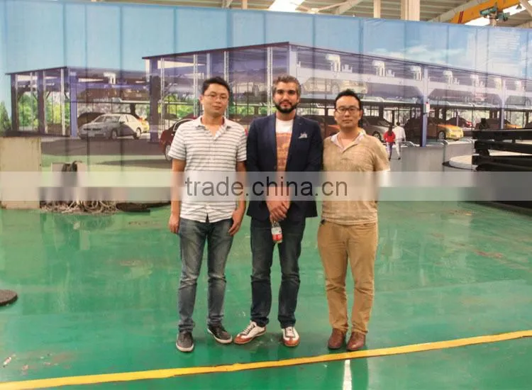 elevated manual car parking system