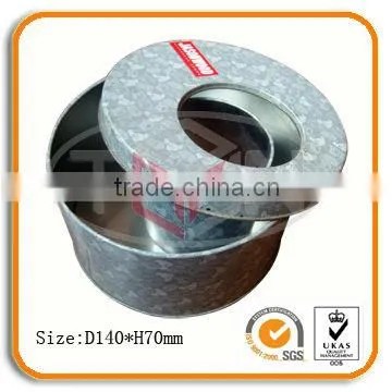 Leather Belt Metal Tin Box