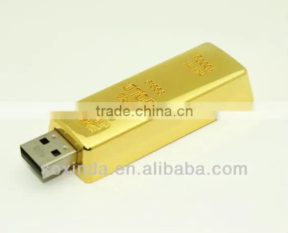 Best selling Gold Bar usb gadget West Union, T/T acceptable