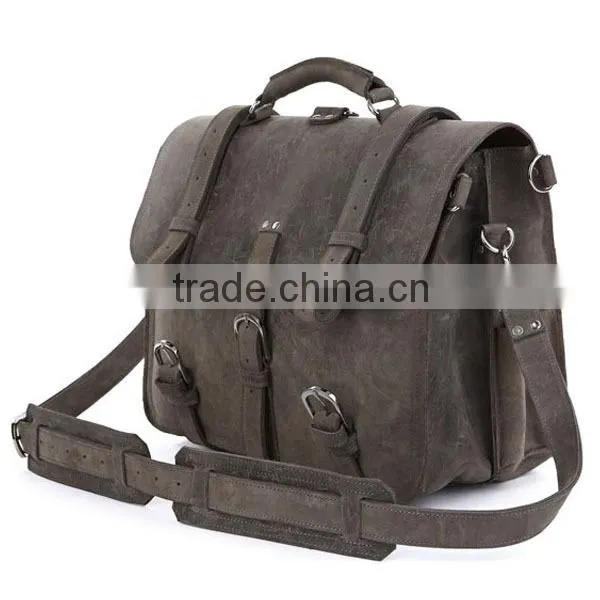 Imported handbags china fashion vintage wholesale men leather bag branded handbag