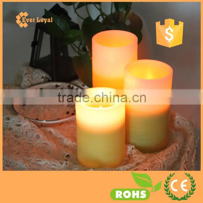 18-key Remote Control Christmas Decorative Pillar Candle Light LED Flameless LED Candle Remote
