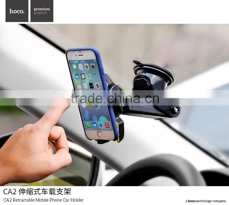 HOCO CA2 Retractable Mobile Phone Car Holder for Universal Mobile Phone 360 Degree Rotating Car Mount Bracket Holder MT-5564