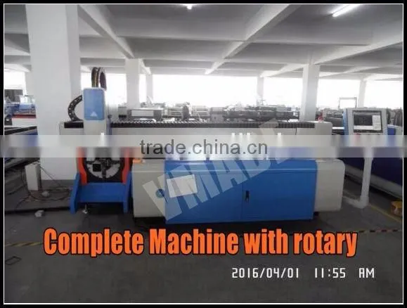 Fiber Sheet Metal Laser Cutting Machine with rotary device