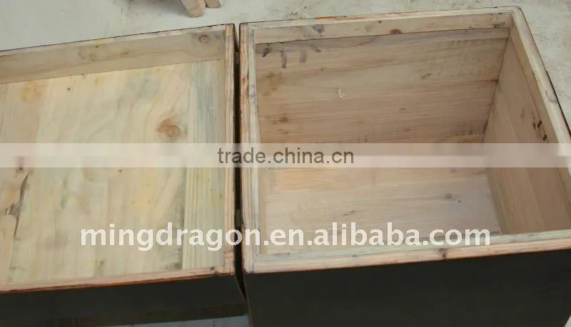Chinese Antique Style Black and Matt Finished Chest 50*50*48cm