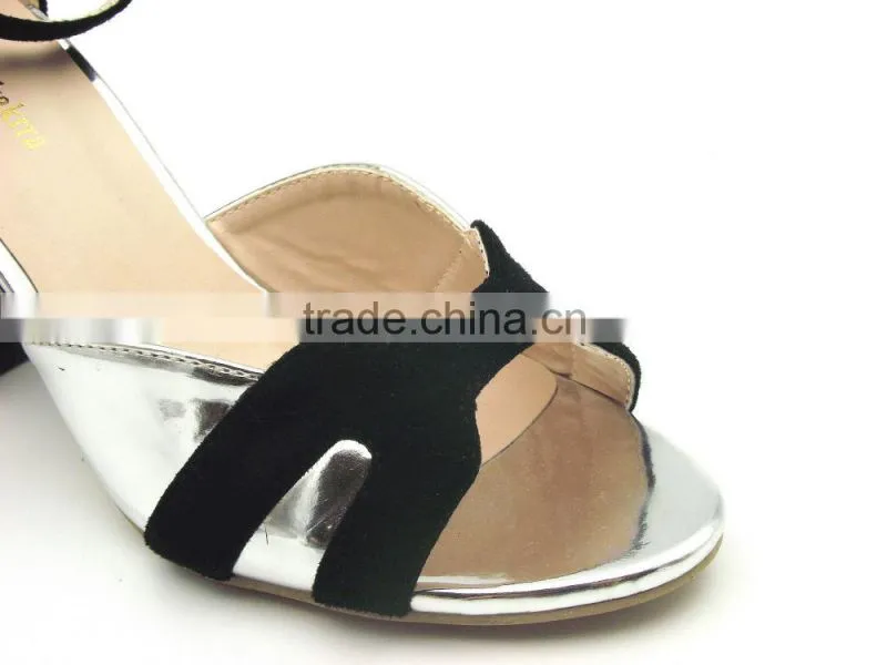 hot sell high quality mix color women middle heel sandals