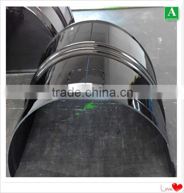 Vacuum forming hard white ABS plastic cover in ShenZhen