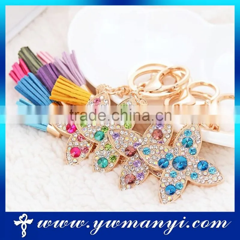 Online wholesale hot sale crystal Keychain K0007