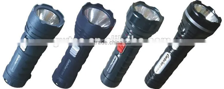 High capacity rechargeable flashlight led flashlight