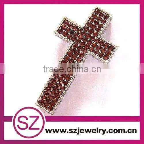G70 newest green crystal cross religious pendant