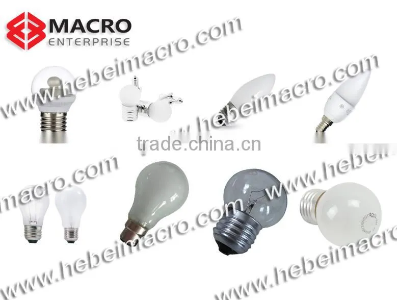 bayonet white clear bulbs