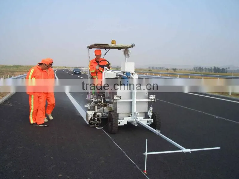 Thermoplastic paint boiler combined road marking paint machine