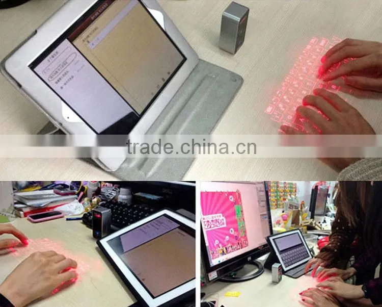 Wholesales NEW cheap wireless bluetooth virtual laser projection keyboard mouse