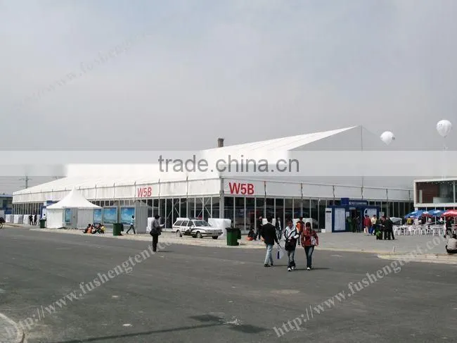 50m Wide White Aluminum Clear Span Frame Tent