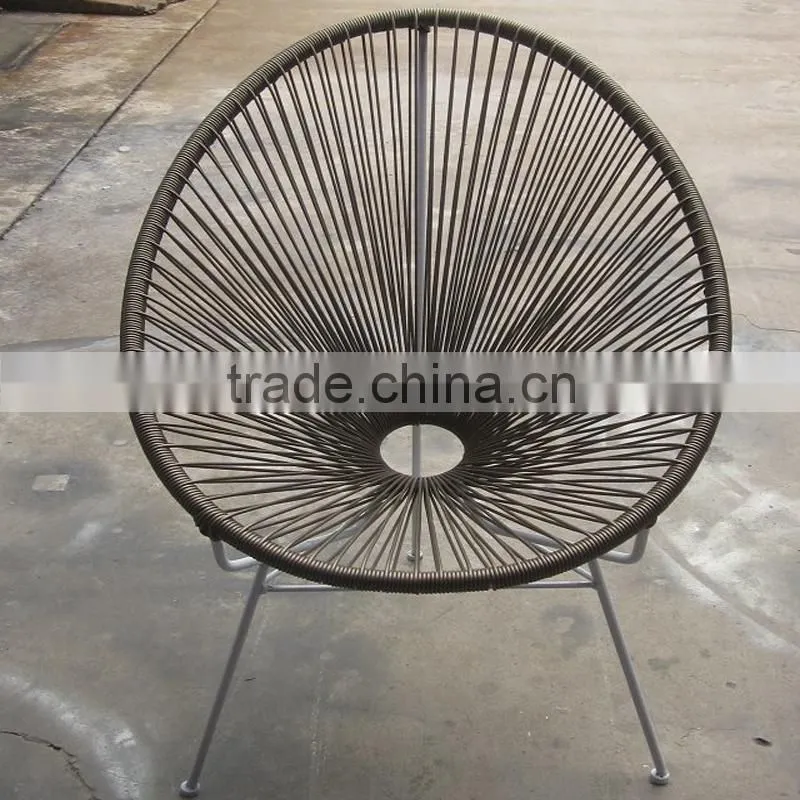 Party Light Oval Sun Colourful Wicker kids rattan chair