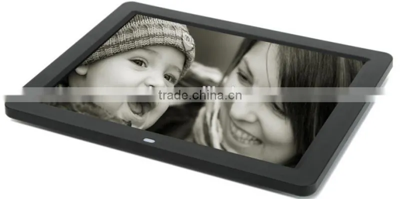 OEM 12 inch Digital photo frame time wall clock wholesale