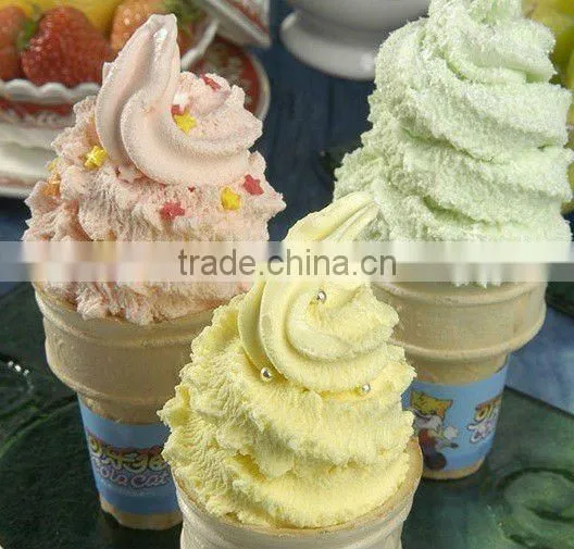 CE Approved three colour soft serve ice cream machine