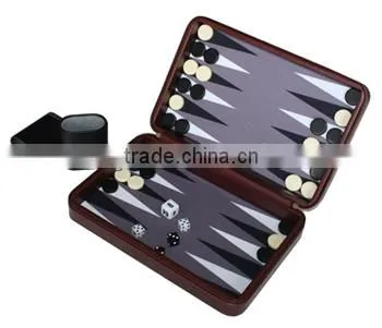 Charming Children Used Magnetic Travel Backgammon Game Set