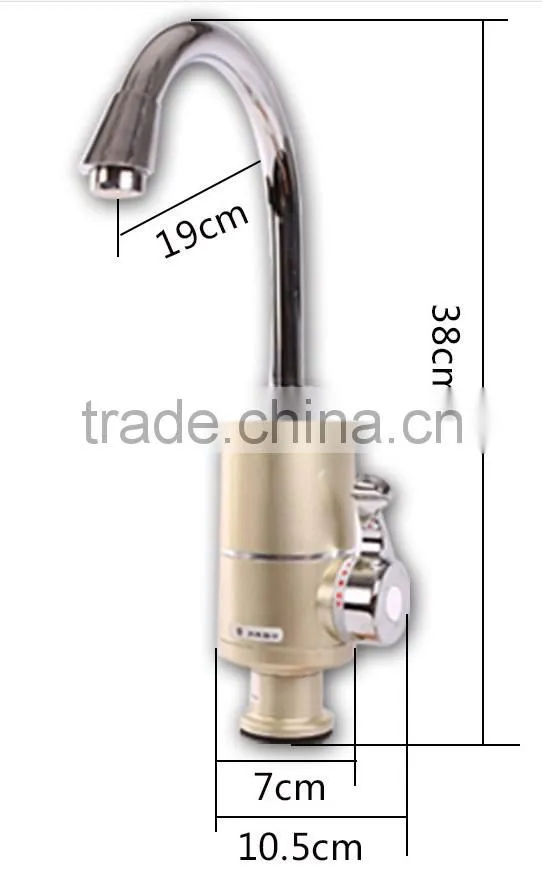 Kitchen long neck instant electric water heater tap