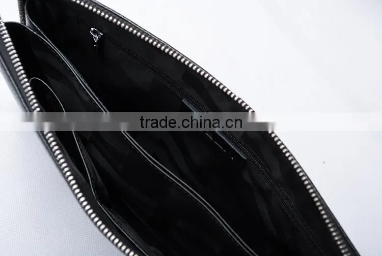 2015 Men's Genuine Leather Handbag Brown Briefcase Laptop Shoulder Messenger Bag, original manufacturer