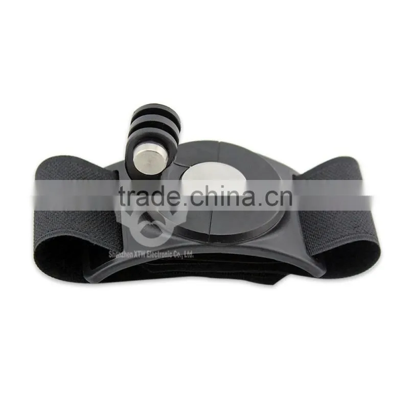 360 Degree Rotation Wrist Strap Band Mount for Go Pro Hero4 session Gopros 4 3+ 3 SJ4000 SJ5000 Xiaomi yi accessories