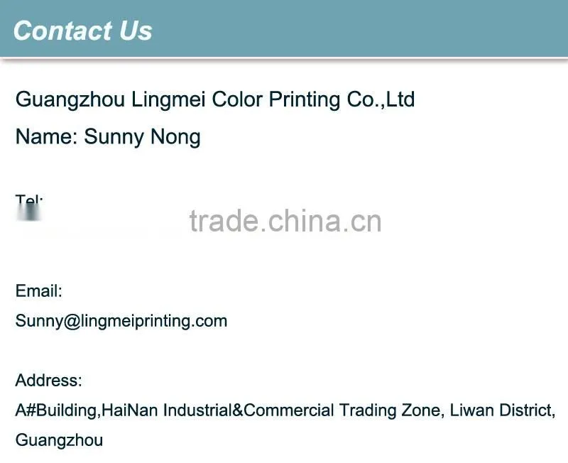High Quality Custom Home Furniture Product Catalog Print with Lamination