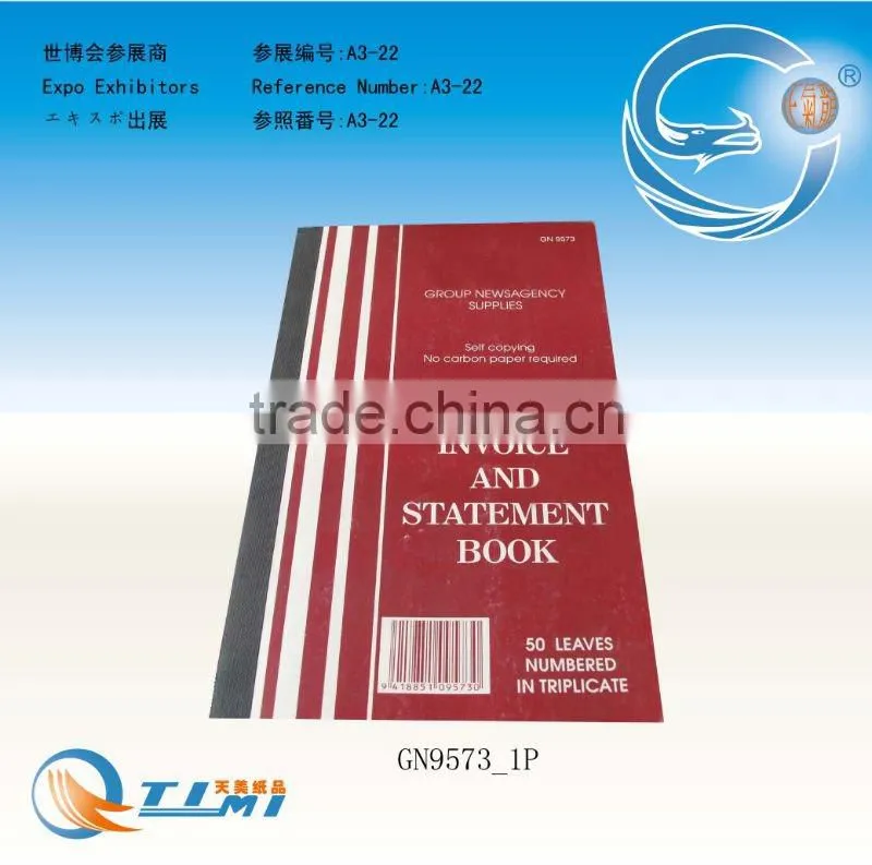 Tax Invoice and Statement Book,cash receipt book,restaurant small docket book,docket book,phone message book