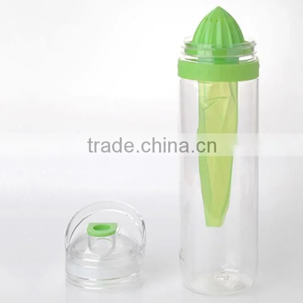 2015 upgraded FDA certified 680ml/22oz TRITAN water bottle with ice stick