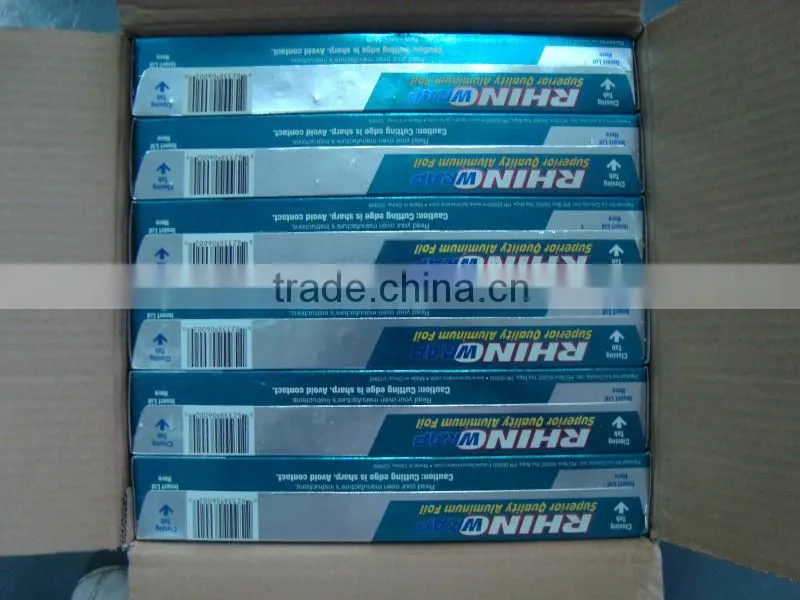 heavy duty aluminium foil roll for food packing/kitchen use/food freeze