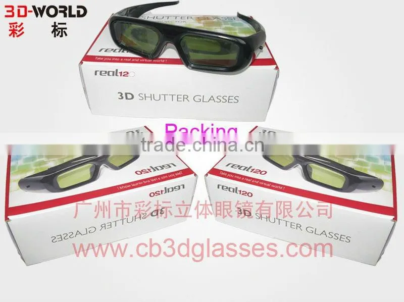 durable electronic 3d shutter glasses for 3d tv