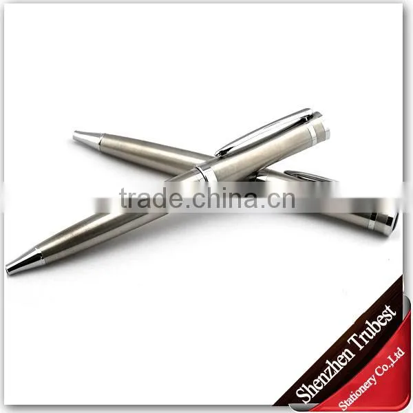 MT-02-silver metal pen with logo for promotional